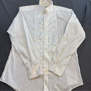 Oscar de la Renta Classic White Dress Shirt 15/15.5 33-34